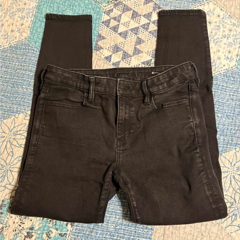 American Eagle Outfitters Dark Gray Skinny Jeans